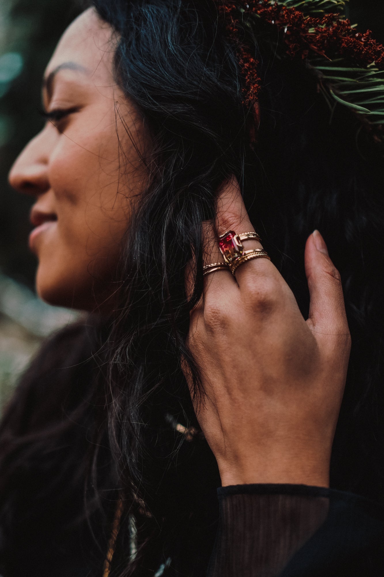 🪐DIVINE HEART: FEMININE + MASCULINE HEART CHAKRA UNITY RING - Hey Babe LA