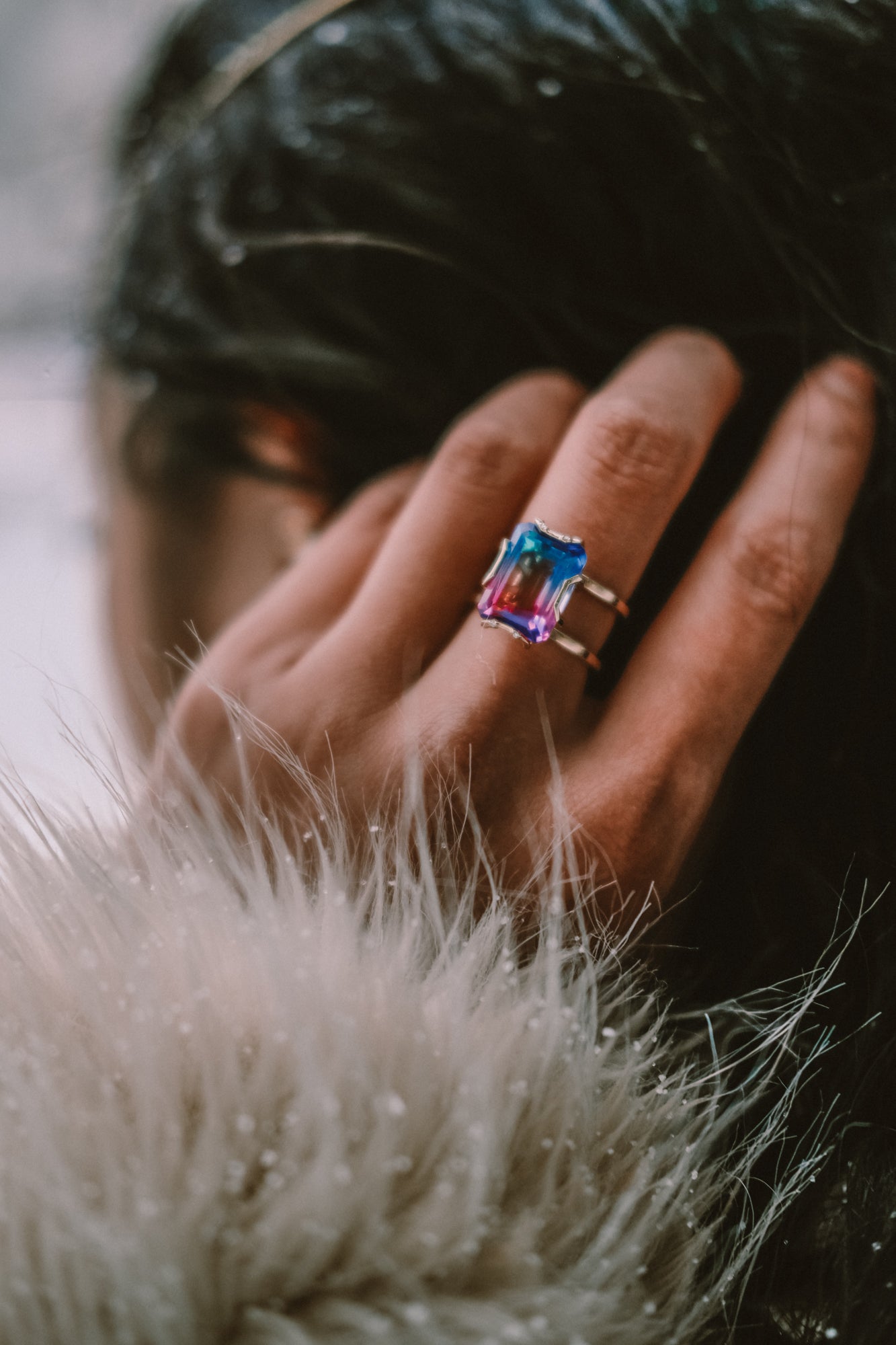 🪐DIVINE HEART: FEMININE + MASCULINE HEART CHAKRA UNITY RING - Hey Babe LA