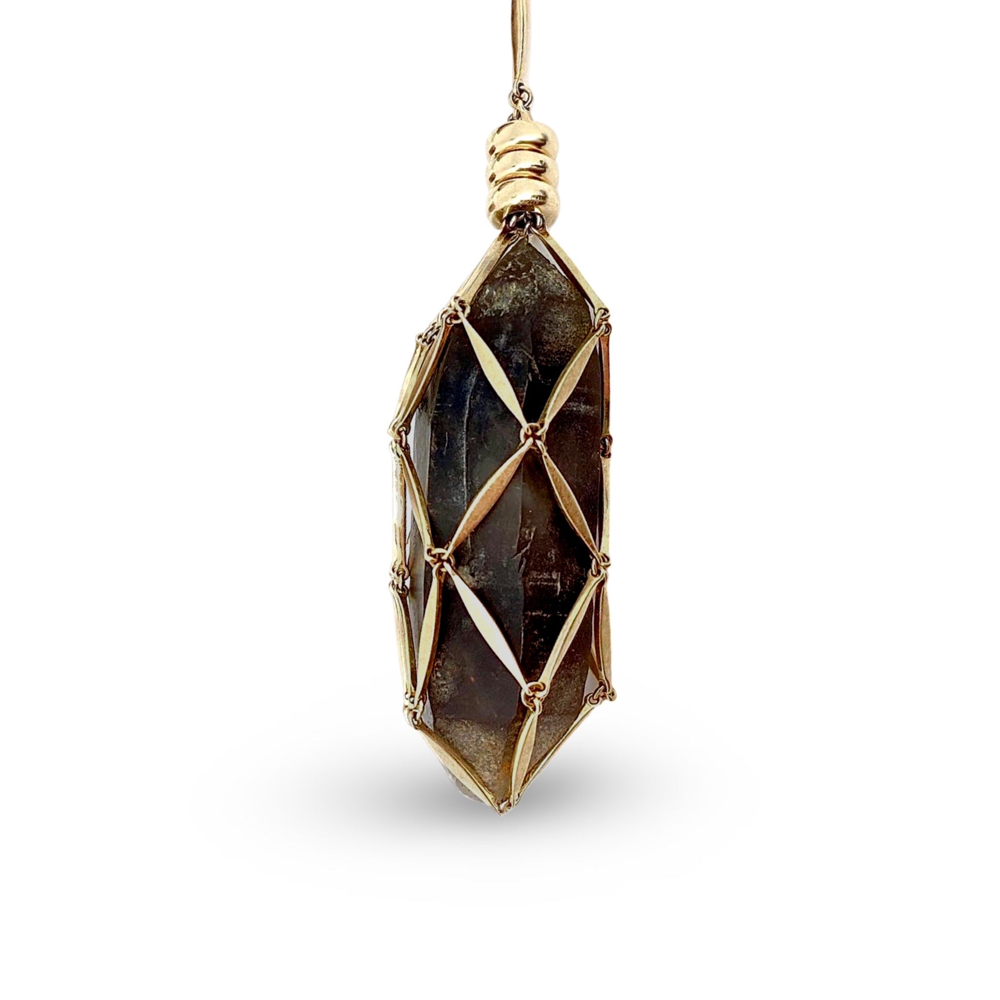 DT SMOKY QUARTZ SIGNATURE ELO NECKLACE - Hey Babe LA