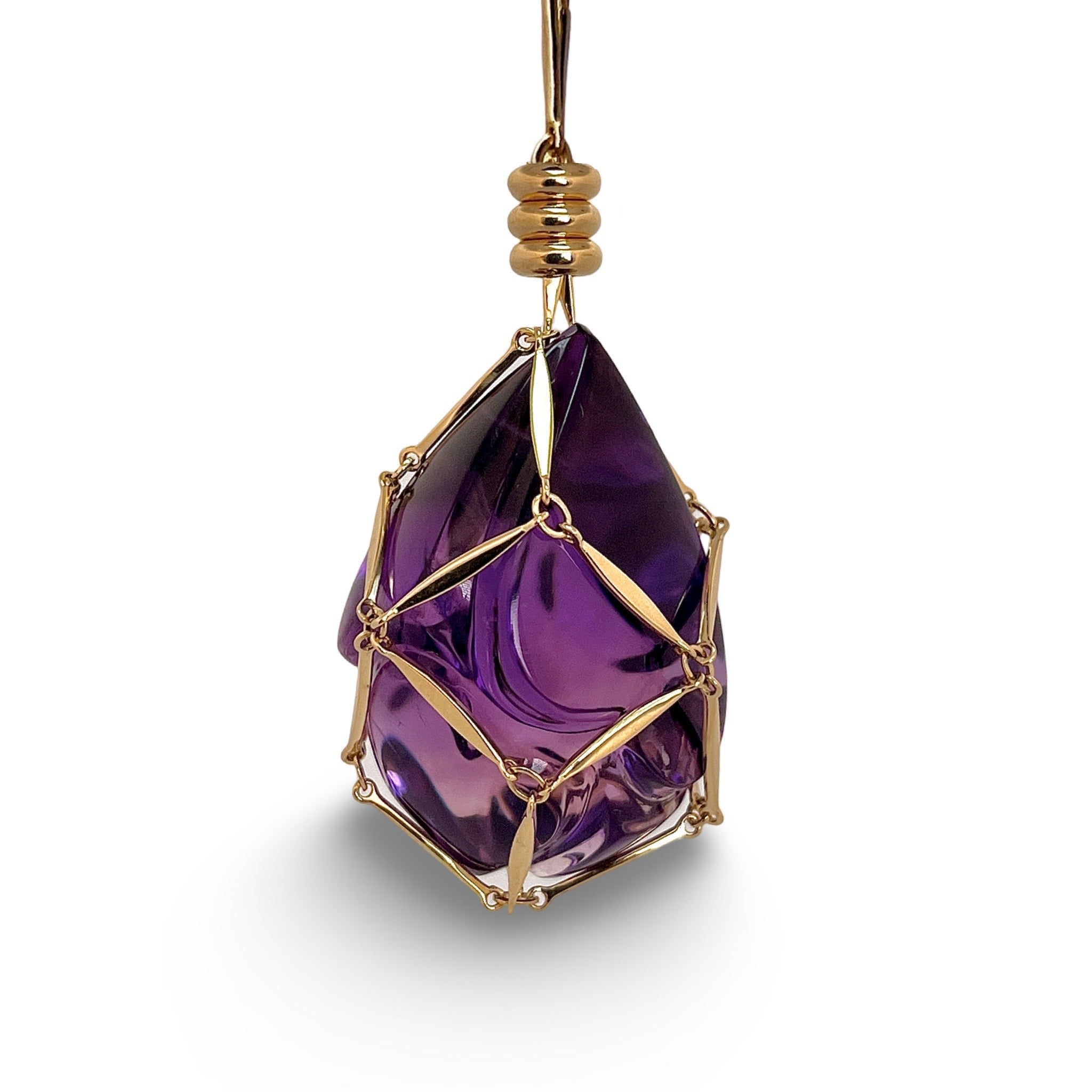 ⛰️ HEART OF THE MOUNTAIN ELO AMETHYST NECKLACE - Hey Babe LA