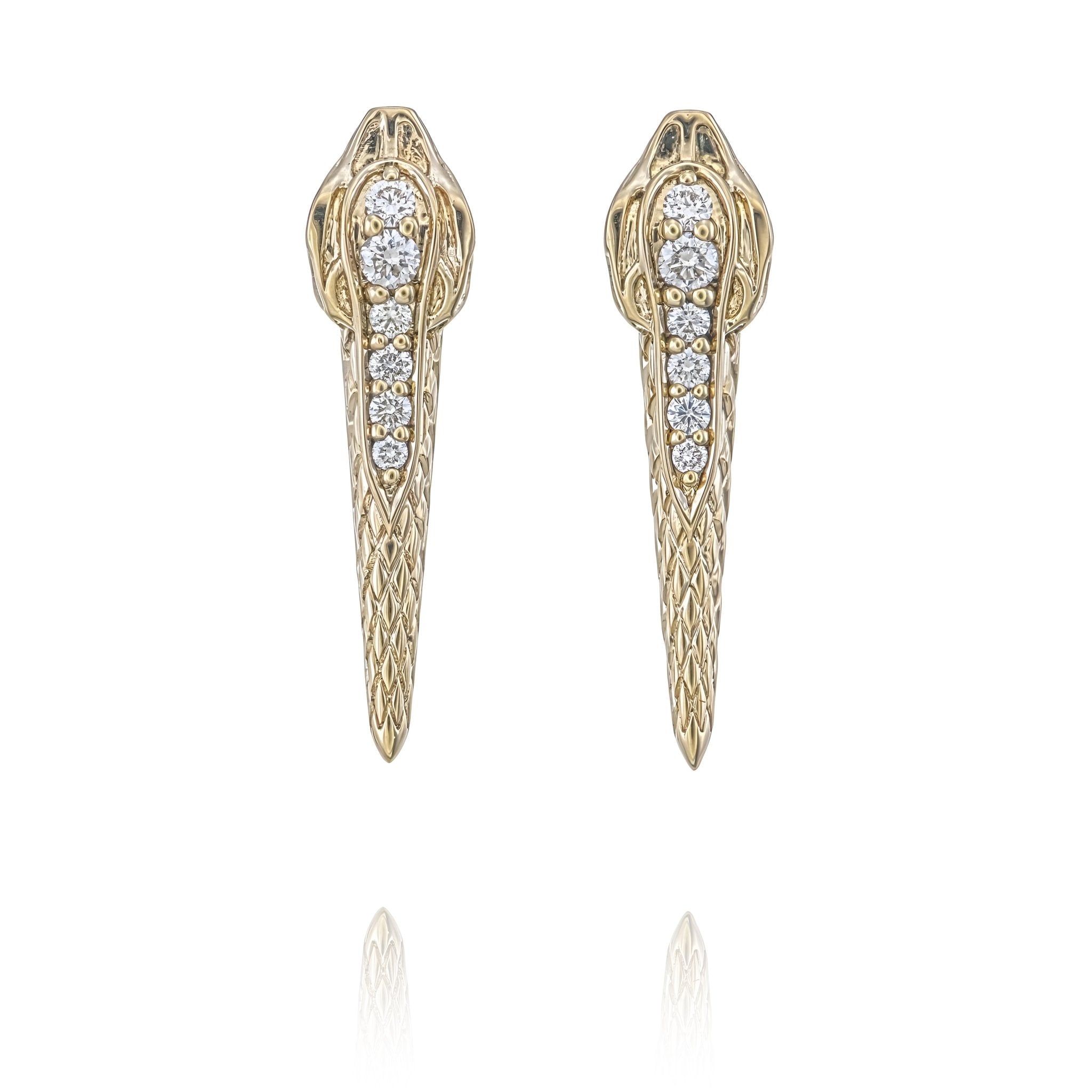 KUNDALINI DOUBLE RISING LARGE STUDS - Hey Babe LA