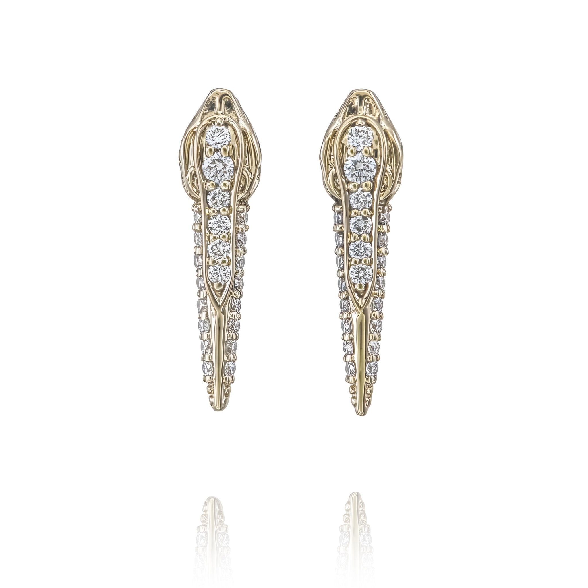 KUNDALINI DOUBLE RISING PETITE STUDS - Hey Babe LA