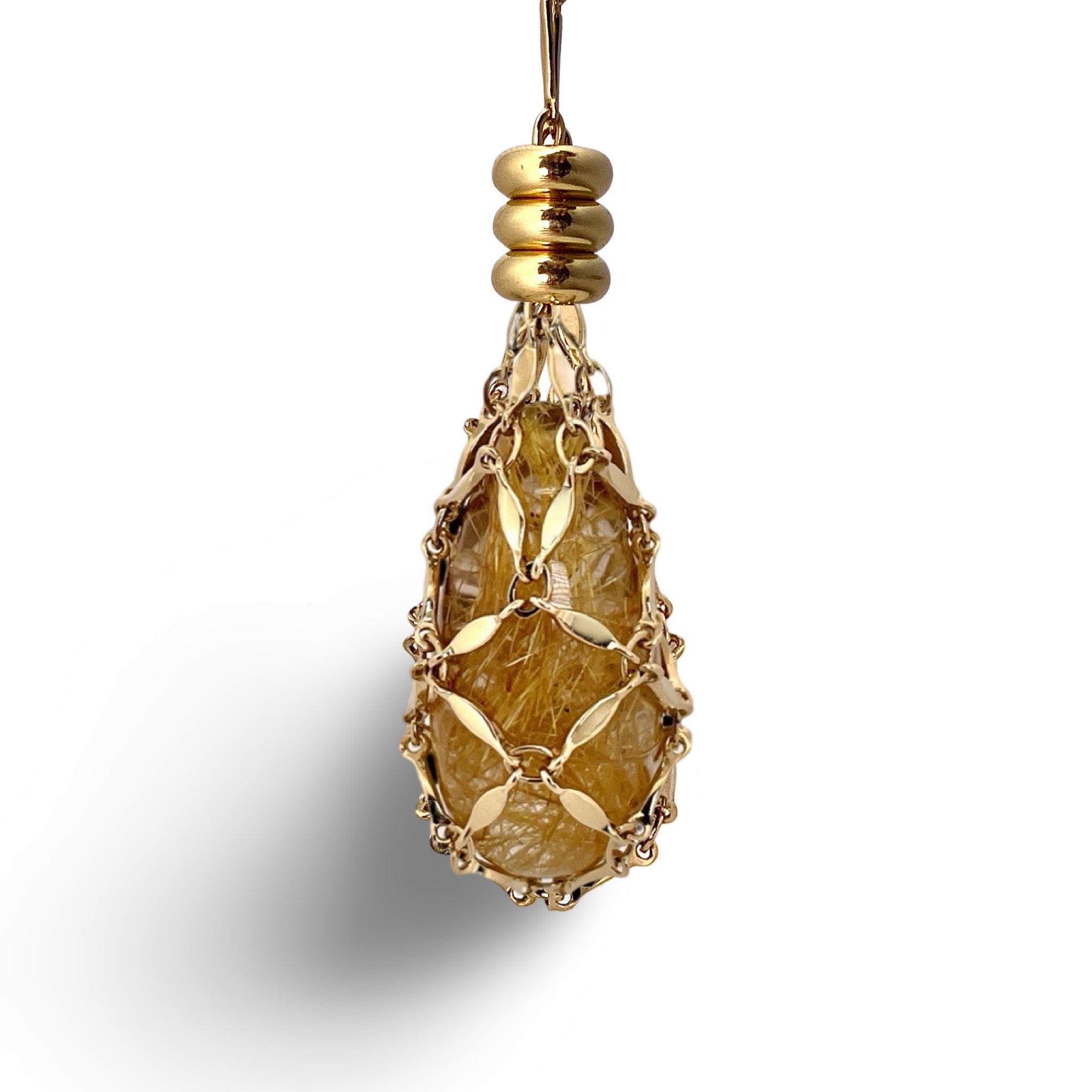 ⛰️ PETITE ELO RUTILATED QUARTZ NECKLACE - Hey Babe LA