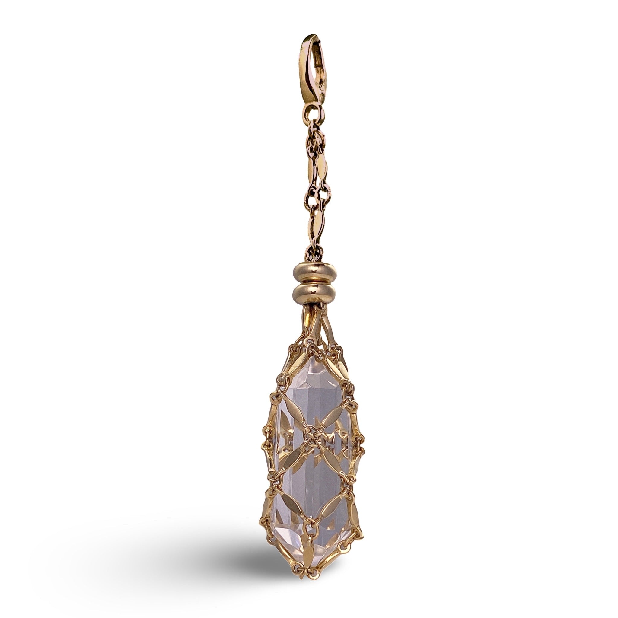 SIGNATURE YELLOW GOLD PETITE ELO PENDANT - Hey Babe LA