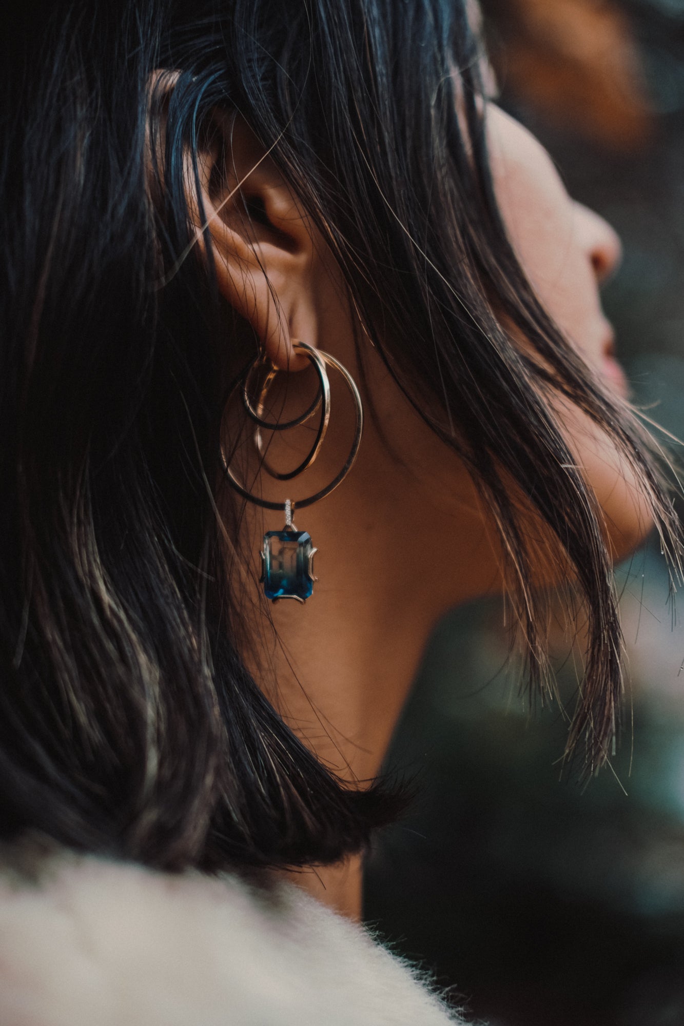 🪐 THIRD EYE + CROWN OMBRÉ QUARTZ UNITY PENDANT - Hey Babe LA