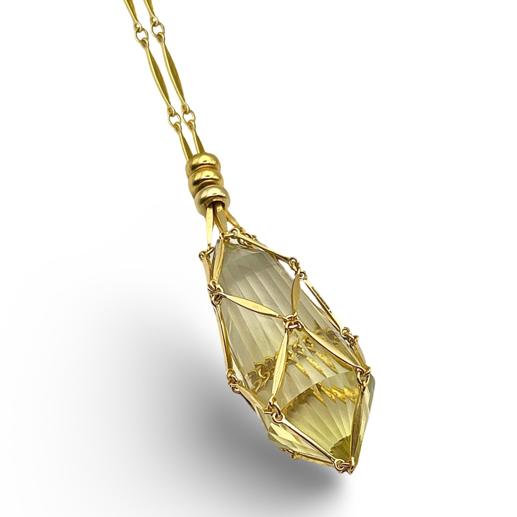 VOGEL CITRINE SIGNATURE ELO NECKLACE - Hey Babe LA