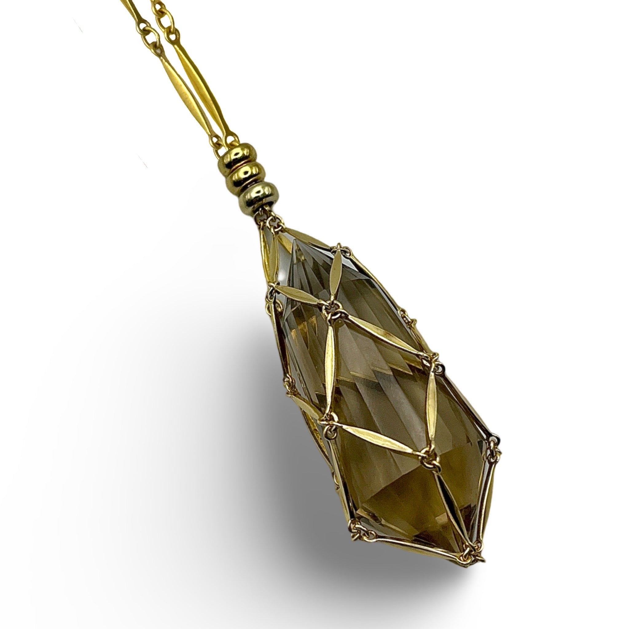 VOGEL SMOKY QUARTZ SIGNATURE ELO NECKLACE - Hey Babe LA