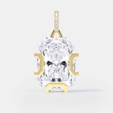 🪐 RADIANT EMERALD MOISSANITE PENDANT - Hey Babe LA