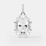 🪐 RADIANT EMERALD MOISSANITE PENDANT - Hey Babe LA